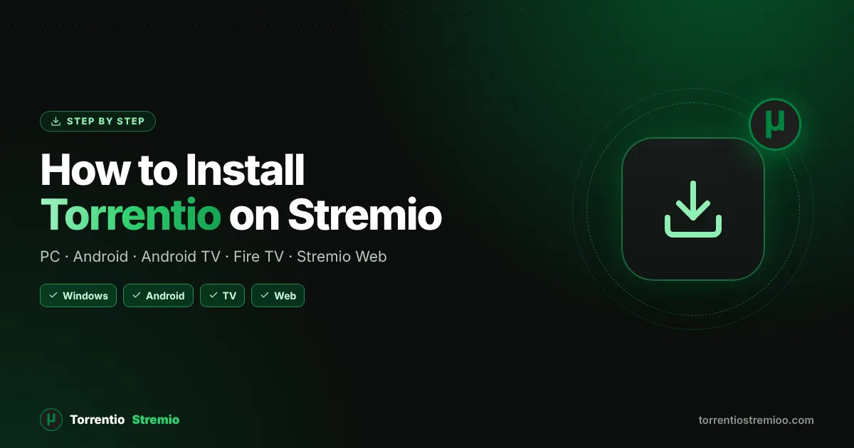 How to install Torrentio on Stremio step by step