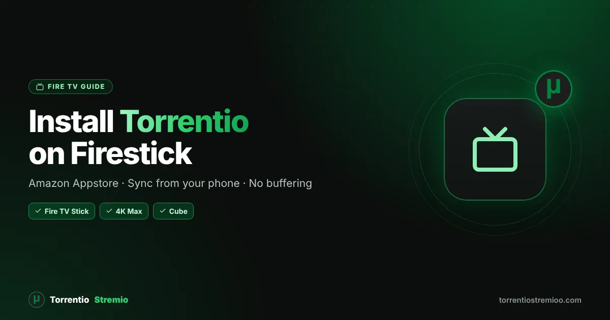 How to install Torrentio on Firestick and Fire TV