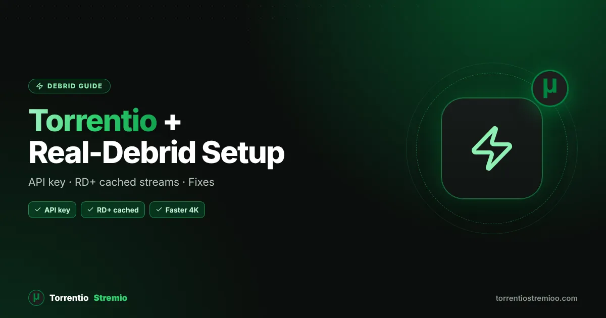 Torrentio Real-Debrid setup for Stremio